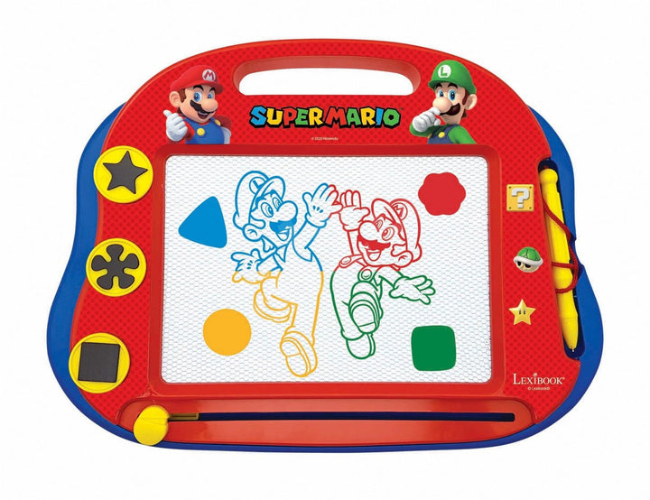 Lexibook - CRNI550 Magische magnetische Nintendo Super Mario Zeichentafel, Magnettafel für Kinder, k