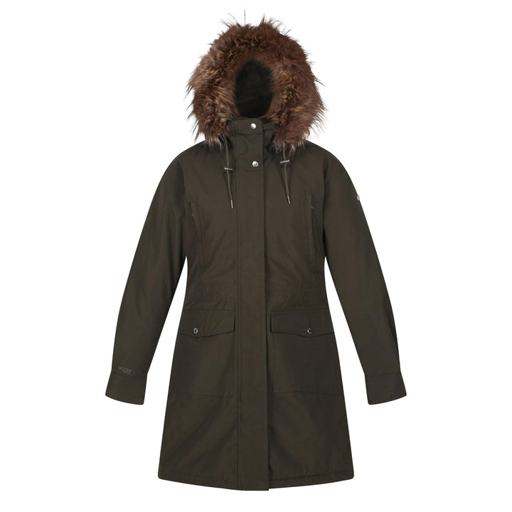 Regatta Damen Shiloh Jackets Waterproof Insulated L Dark Khaki, L Dark Khaki