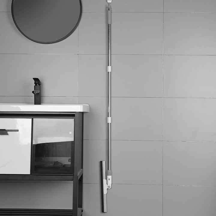 Wasserschieber Abzieher Boden Bodenabzieher Dusche Duschabzieher Langer Stiel, Fensterabzieher Mit S