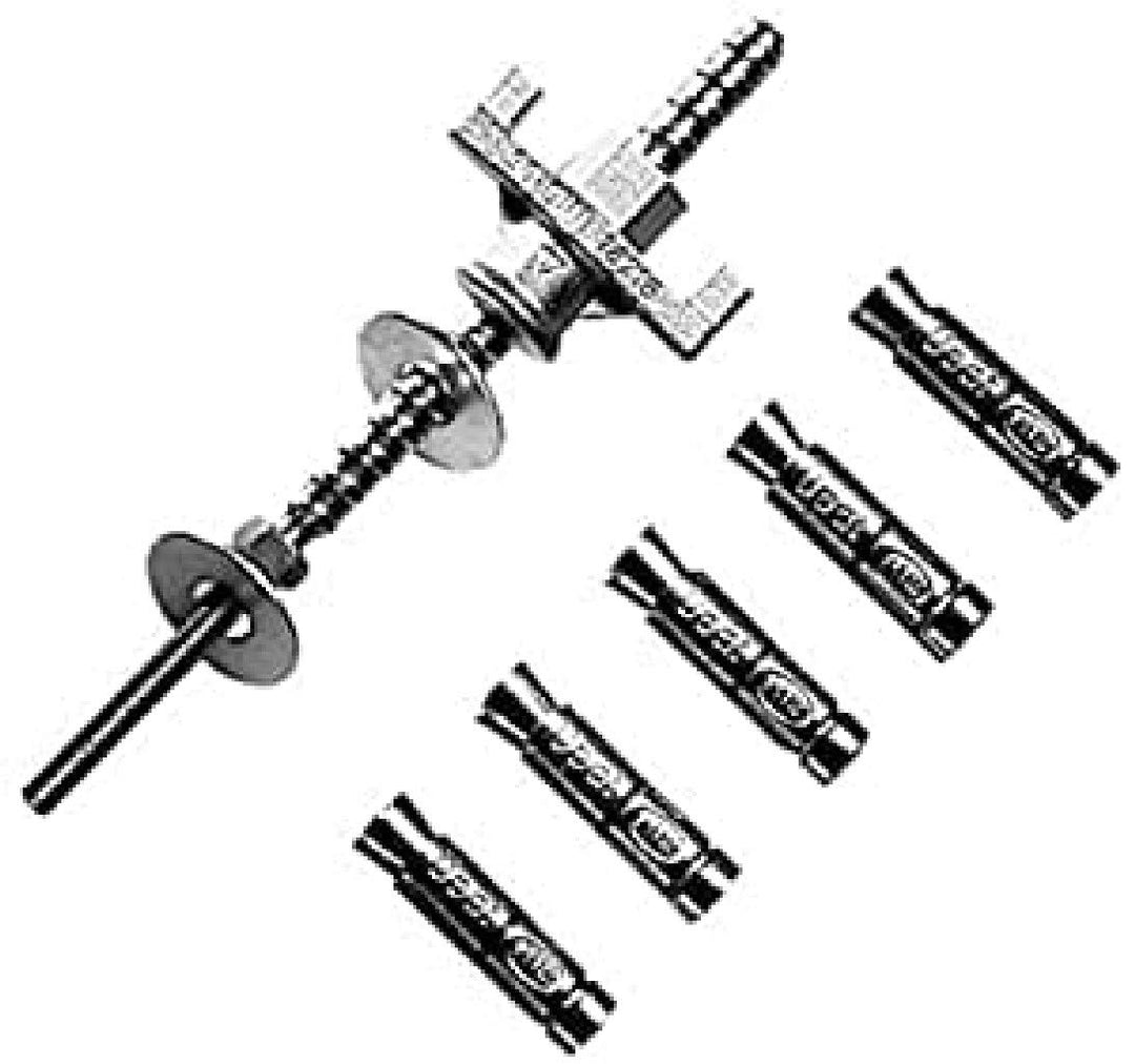 Bosch Accessories 2608002000 Befestigungs-Set für Beton 16mm, 0 W, 0 V Mehrfarbig