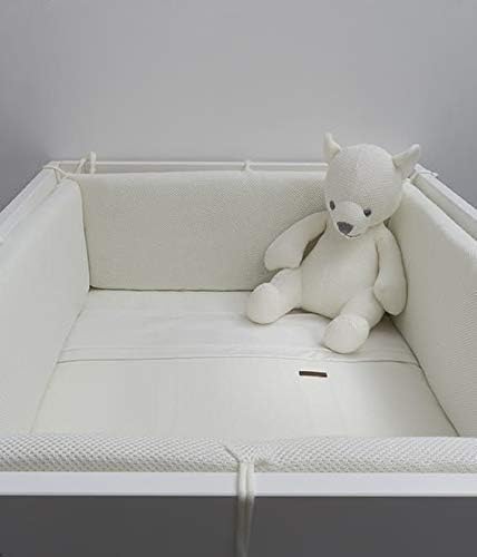 BO Baby’s Only - Gestrickte Gitterbettdecke Soft Classic - Strickdecke aus Baumwolle - Für Jungen -