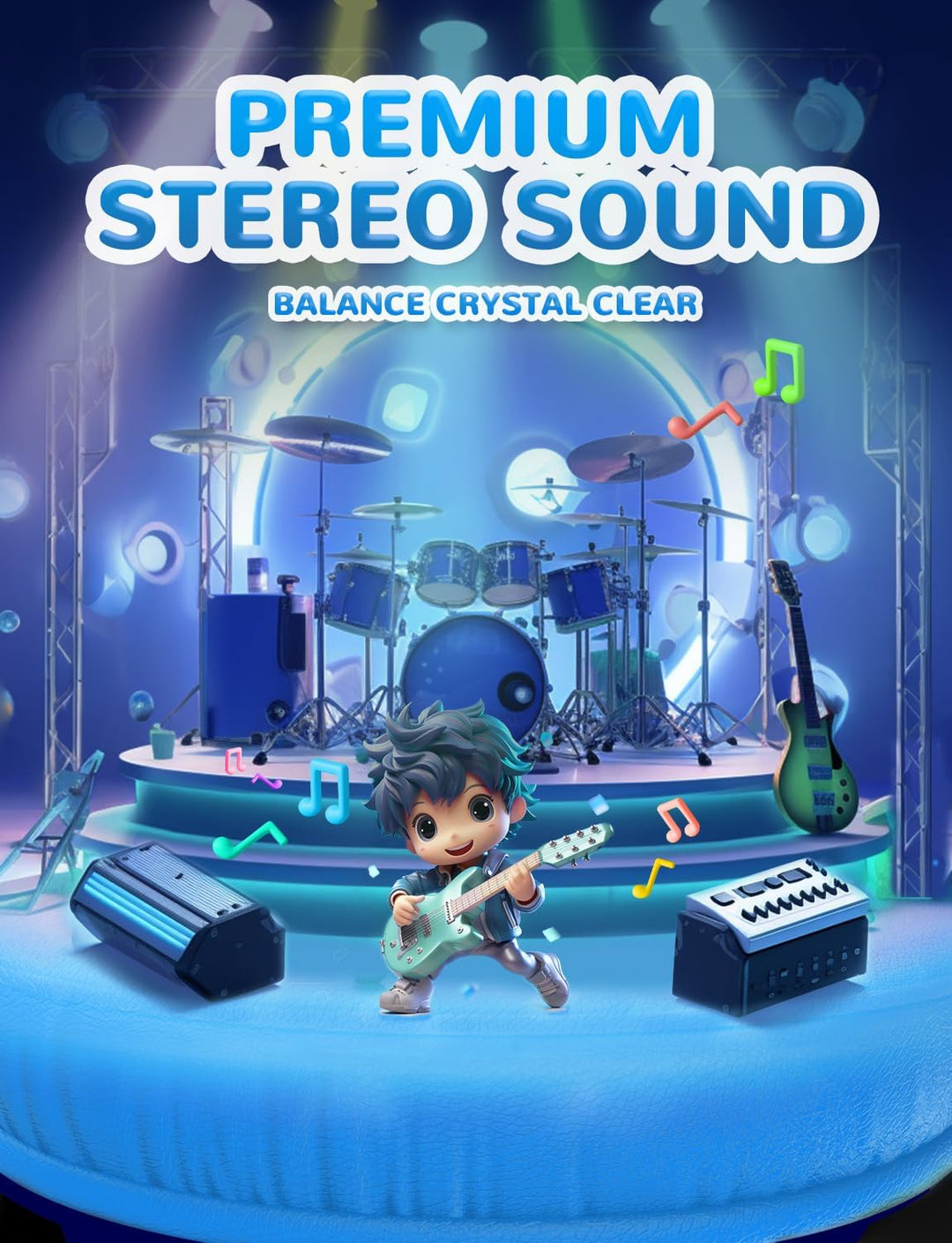 iClever Kopfhörer Kinder USB C, Kinder Kopfhörer mit Kabel 85dBA Sichere Lautstärke, Stereo Sound, O