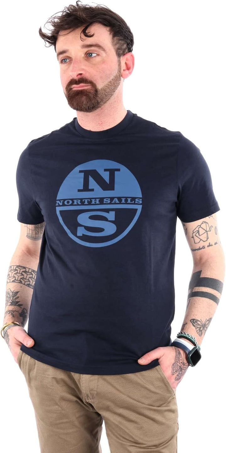 NORTH SAILS Herren T-Shirt W/Graphic Tshirt XL Marineblau, XL Marineblau