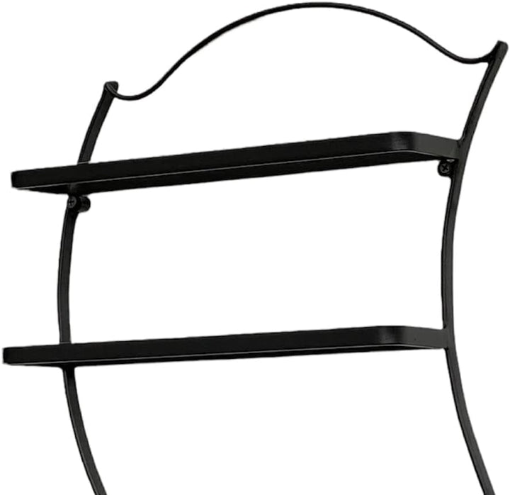 DanDiBo Weinregal Metall Schwarz Wand erweiterbar für 5 Flaschen Lento Flaschenregal 96269 Flaschens