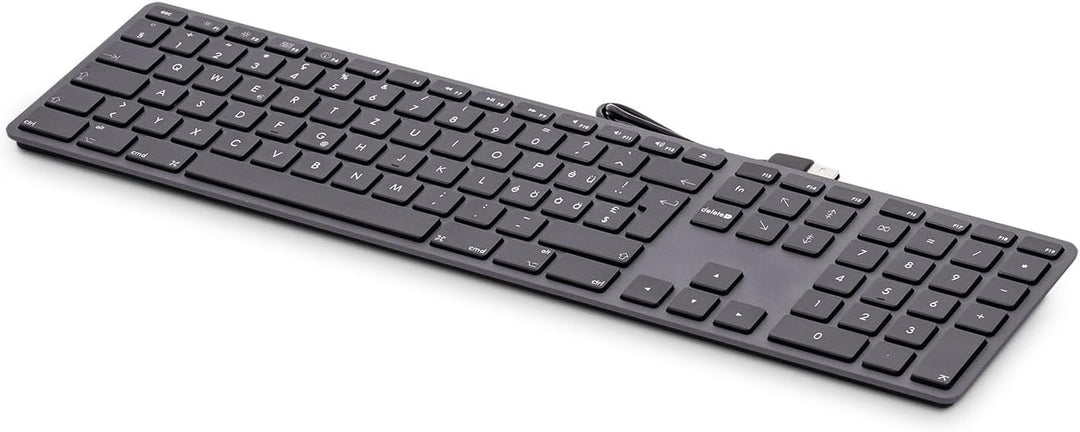 LMP 18244 kabelgebundene USB Tastatur für Mac Space grau (deutsch)