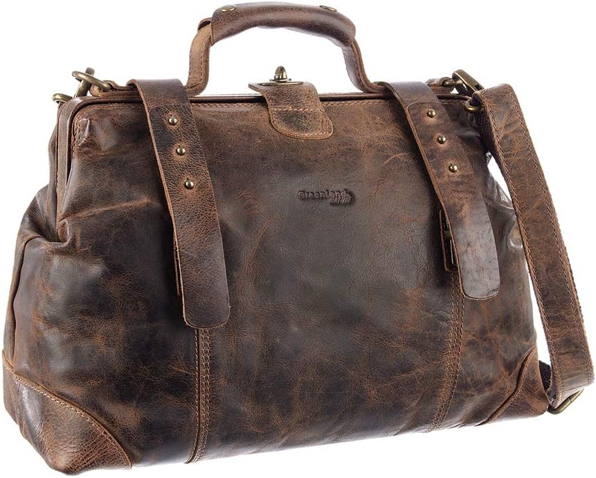 Greenland Nature Arztkoffer Doktorkoffer Arzttasche Doktortasche Hebammentasche Doc Case Koffer Natu
