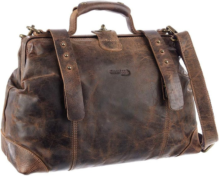 Greenland Nature Arztkoffer Doktorkoffer Arzttasche Doktortasche Hebammentasche Doc Case Koffer Natu