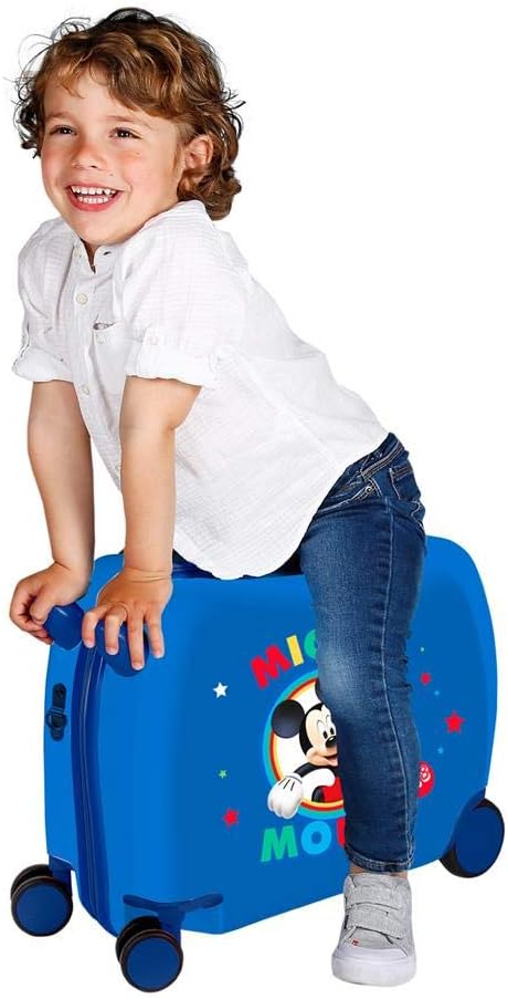 Disney (DIYL9) Circle Mickey Infantil, Blau (Azul), Blau