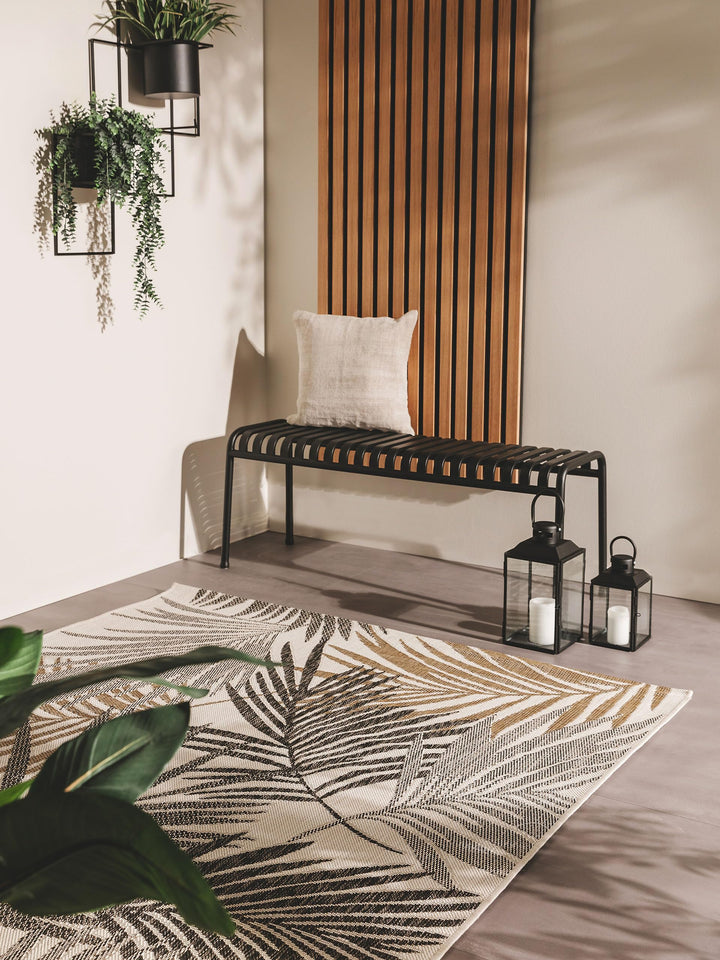 benuta Nest Teppich Cleo - Kunstfaser - Outdoor geeignet - Rechteckig & im Style:  Botanicals & Flor