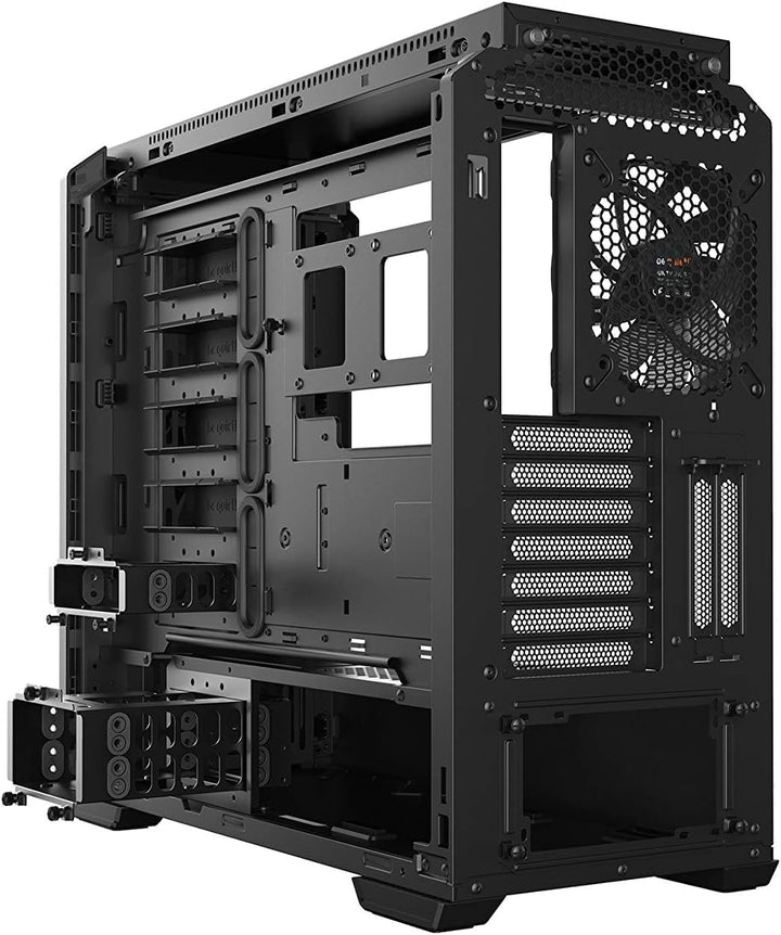 be quiet! Silent Base 601 Window Black PC-Gehäuse, 2X Pure Wings 2 140mm Lüfter, bis 360mm Radiator,