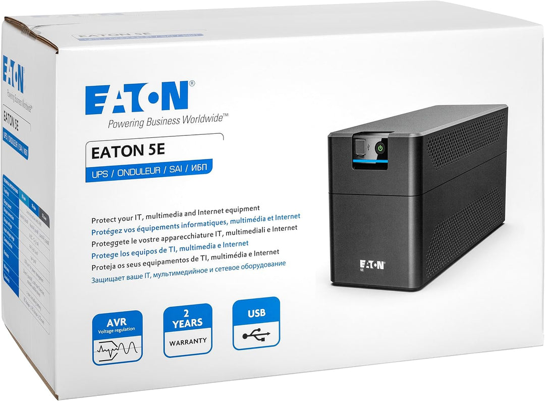 Eaton UPS 5E Gen2 2200 USB IEC - Line-Interactive unterbrechungsfreie Stromversorgung - 5E2200UI - 2