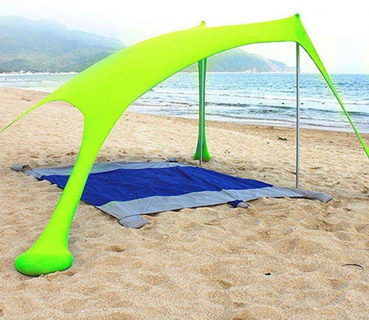 Baldachin des Strandzeltes, Strandsonnenschatten, Tragbarer Strandsonne, Leicht Für Strand, Camping,