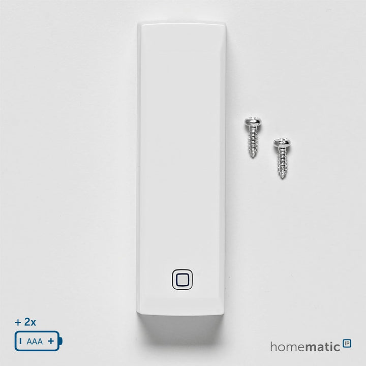 Homematic IP Smart Home Neigungs- und Erschütterungssensor, der kompakte Sensor erkennt Lageveränder