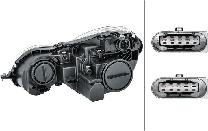 HELLA 1EL 009 260-081 Halogen-Hauptscheinwerfer - rechts - für u.a. Mercedes-Benz E-Class (W211) Rec