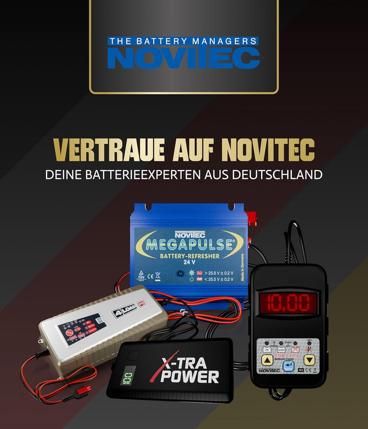 Novitec® Megapulse 12V Batteriepulser | Verlängert Batterielebensdauer & verbessert Ladeleistung | F