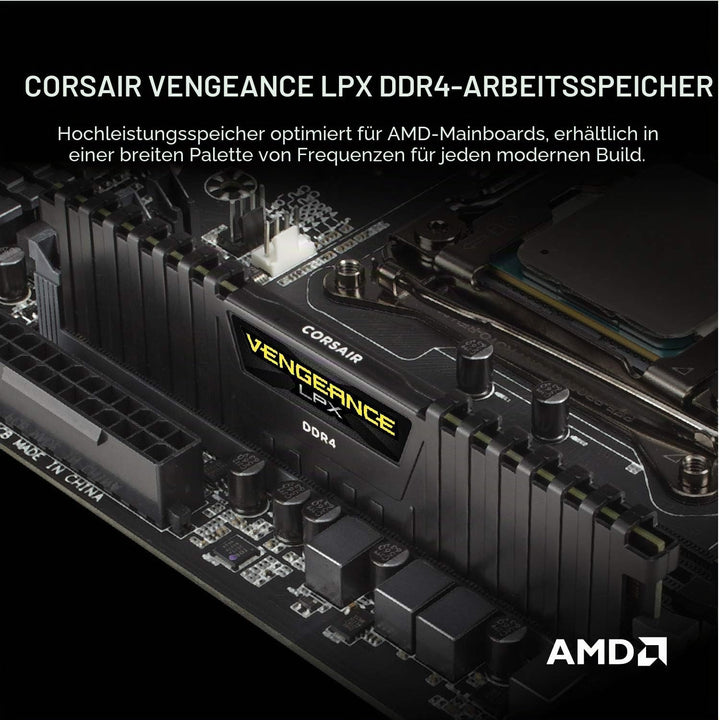 Corsair Vengeance LPX 64GB (4x16GB) DDR4 2666MHz C16 XMP 2.0 High Performance Desktop Arbeitsspeiche