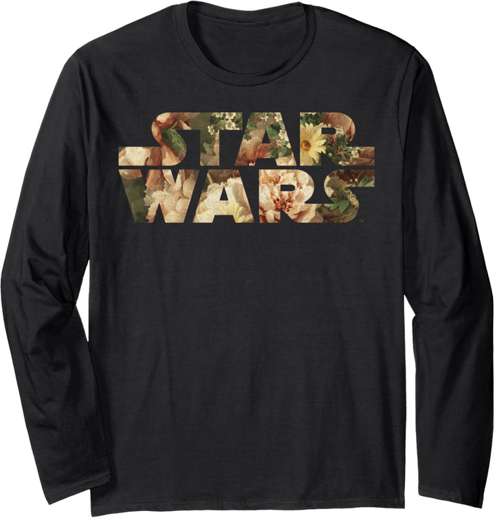 Star Wars Floral Fill Logo Langarmshirt