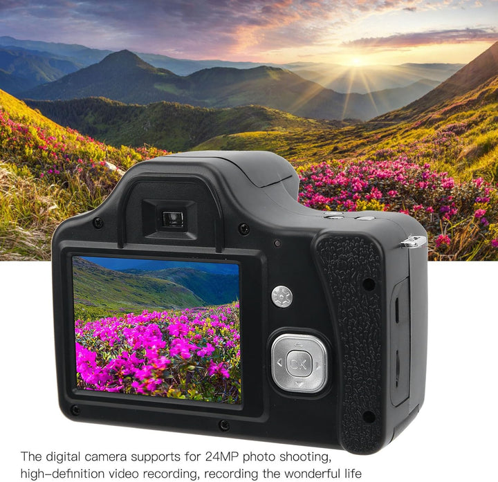 Tragbare Digitale Spiegelreflexkamera mit 3,0-Zoll-LCD-Bildschirm, 18-fachem Zoom, HD-Bildgebung und