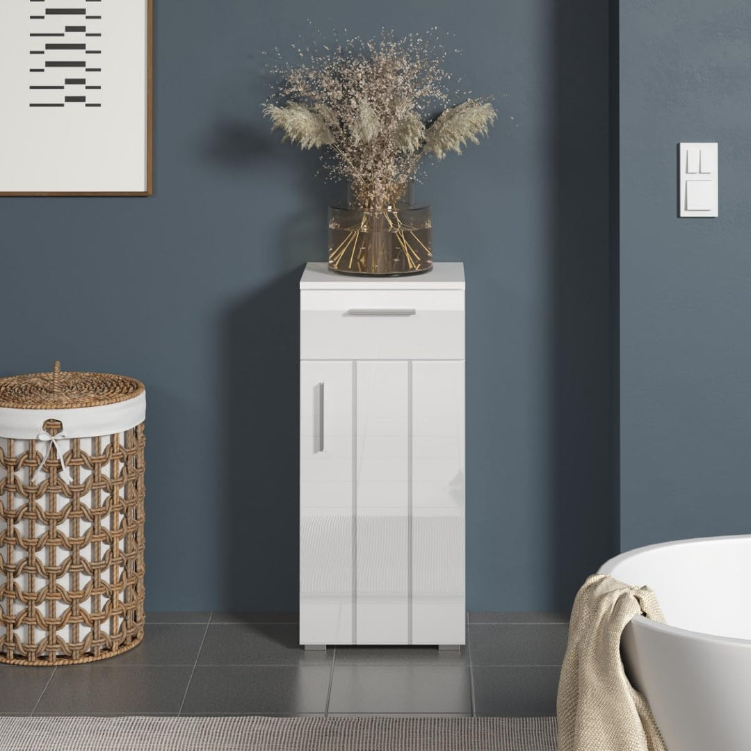 trendteam smart living - Badkommode Kommode Badschrank - Badezimmer - Wons - Aufbaumass (BxHxT) 37 x