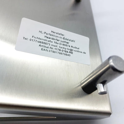 hl-perfektion-in-edelstahl Gewürzregal mit Zwei Halter kompatibel für KitchenAid Rührwerkzeuge