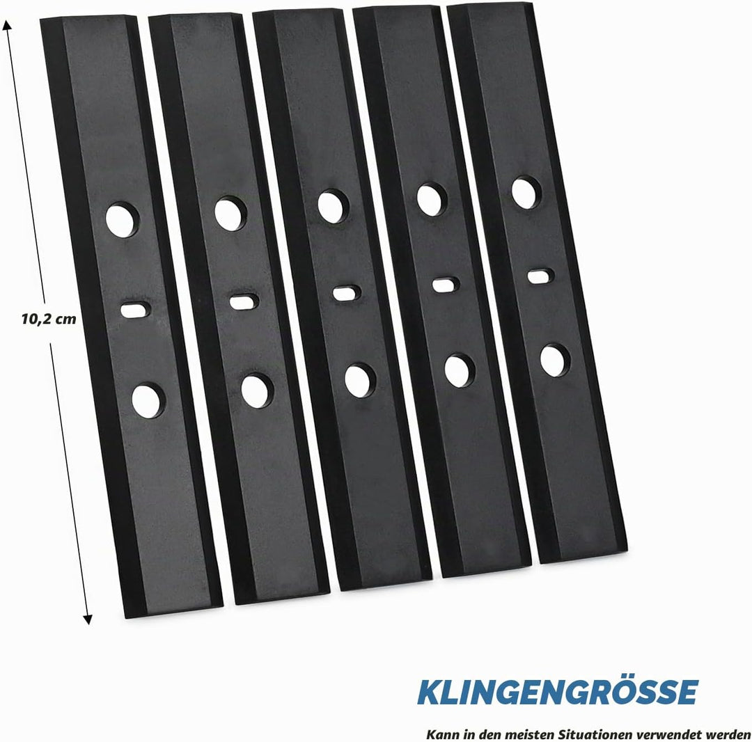 EHDIS Kunststoff Schaber Kit - 2 Schaber mit Grosser Griff und 20 Kunststoff klingen(4inch), Kunstst