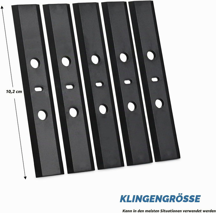 EHDIS Kunststoff Schaber Kit - 2 Schaber mit Grosser Griff und 20 Kunststoff klingen(4inch), Kunstst