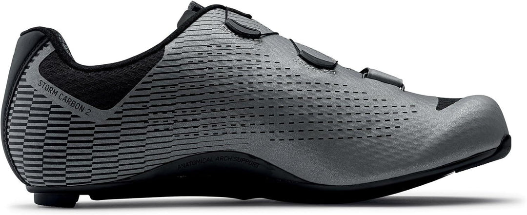 Northwave Herren Storm Carbon 2 Turnschuhe 39 EU Silberfarben, 39 EU Silberfarben