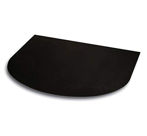 La Nordica L7118163 Kamin Glasplatte Zunge mittelgross, schwarz