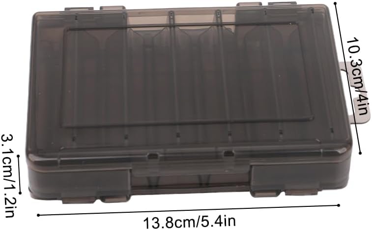 2 Stück Tackle Box Organizer, Angelbox, Doppelseitige Angelköder Aufbewahrungsbox mit Atmungsaktiven