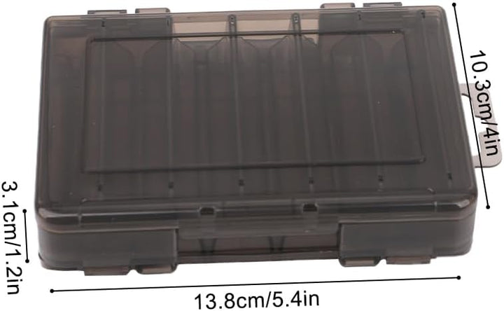 2 Stück Tackle Box Organizer, Angelbox, Doppelseitige Angelköder Aufbewahrungsbox mit Atmungsaktiven