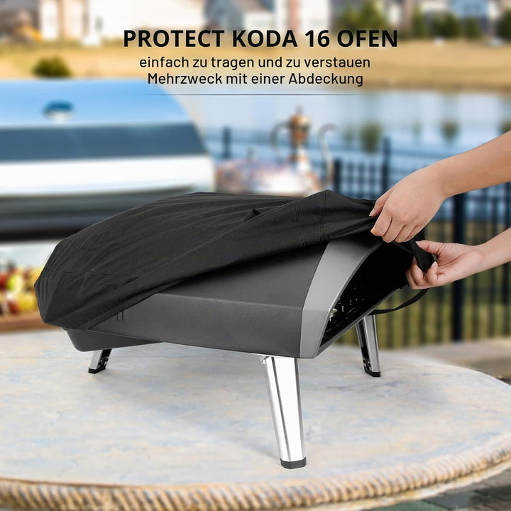 Onlyfire Pizzaofen Abdeckung für Ooni Koda 16, Wasserdicht, 600D Polyester Oxford, Pizzaofen Zubehör