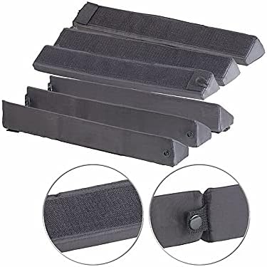 PEARL Kofferraum Halterung: 2er Pack Kofferraum-Gepäckfixierung aus Schaumstoff/Nylon,3-teilig (Befe