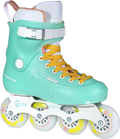 Powerslide Inline Skates Zoom Baby Blue 80, Unisex für Herren und Damen in Blau, 80mm/85A Rollen, AB