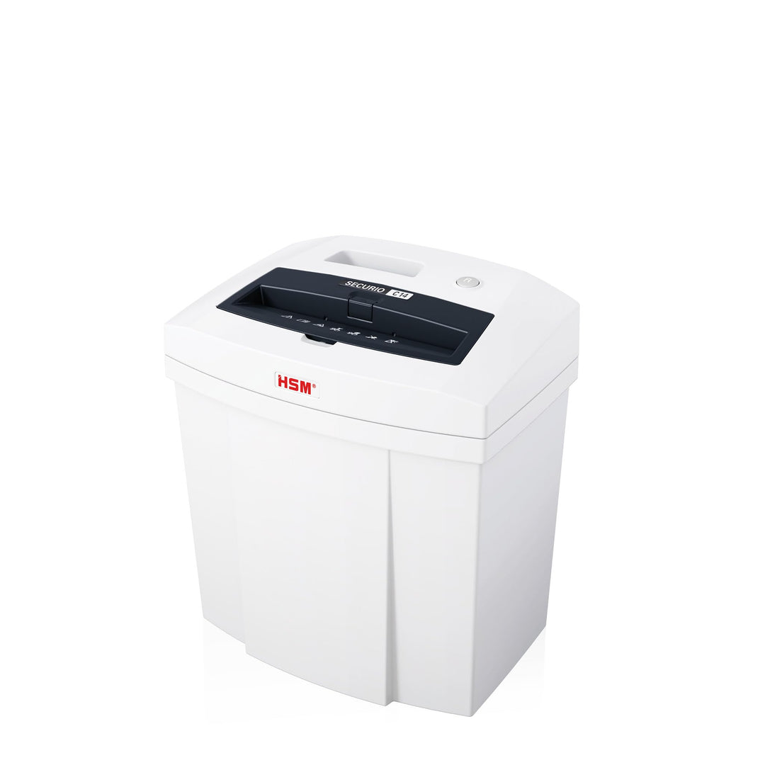HSM SECURIO C14 Home Office Aktenvernichter, Sicherheitsstufe P4, 6 Blatt Partikelschnitt, DSGVO-kon