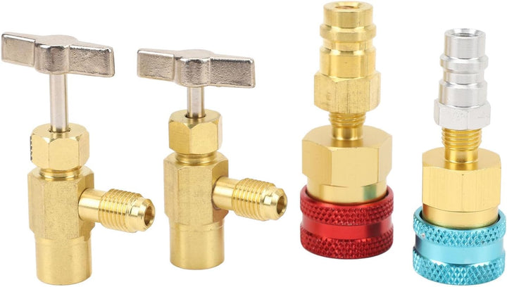 Kikumi R1234YF Schnellkoppler Kit Selbstversiegelung Kann mit Hohem Niederdruck 1234yf Bis R134A -Ad