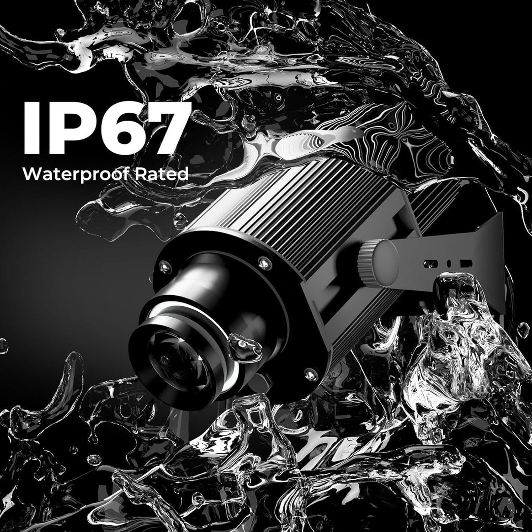 TM50 GOBO-Projektor, drehbar, IP67, wasserdicht, für den Aussenbereich, LED-Licht, GOBO-Projektor fü