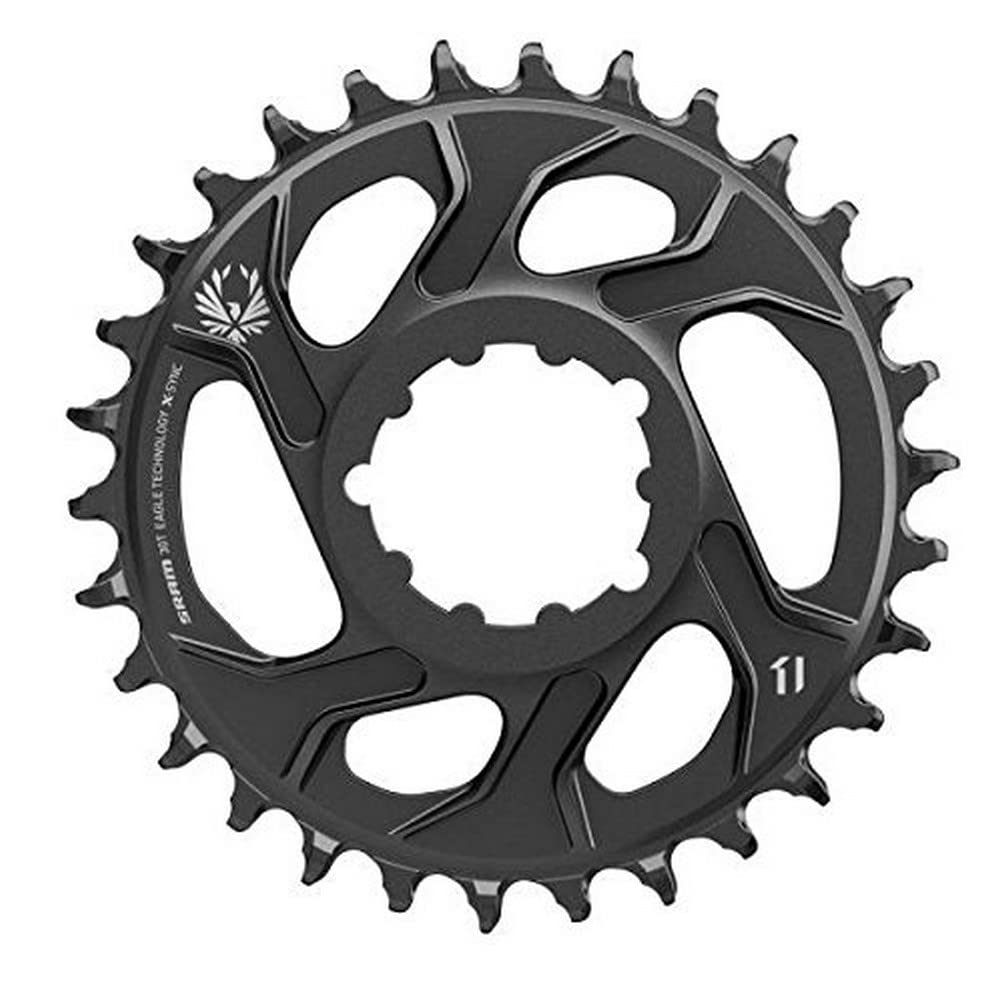 Sram Eagle X-Sync 34T Direktmontage Off-Set Boost Aluminium 12-Fach Kettenblatt - Schwarz, 3 mm Schw