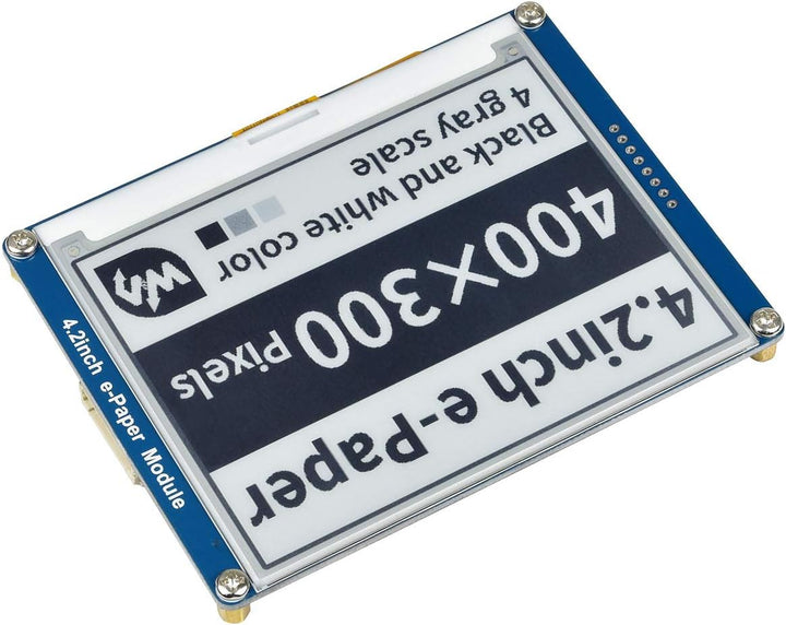 Waveshare 4.2 Inch E-Paper Display Module Kit 400 x 300 Resolution 3.3v/5v E-Ink Electronic Screen w