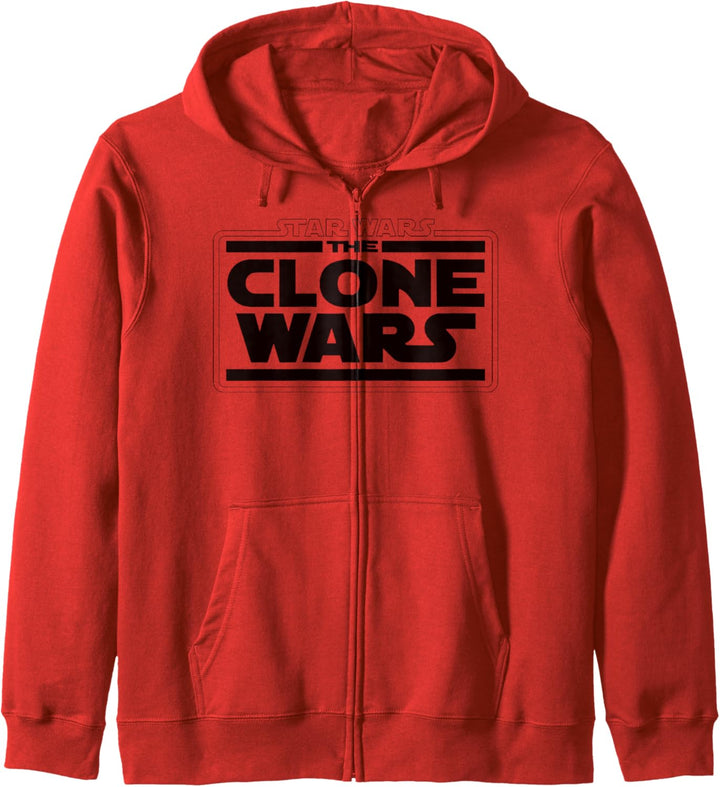 Star Wars Clone Wars Logo Kapuzenjacke