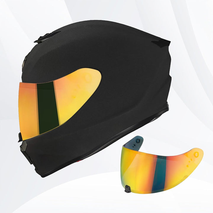 Helmvisier für Exo R420,Motorrad Windschutz Helm Objektiv Visier Vollgesichts,Motorradhelm Visier Zu