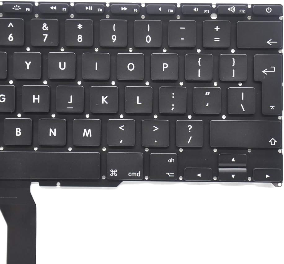 Padarsey Neue Laptop Schwarz Hintergrundbeleuchtung Tastatur UK Version QWERTY Kompatibel Für MacBoo