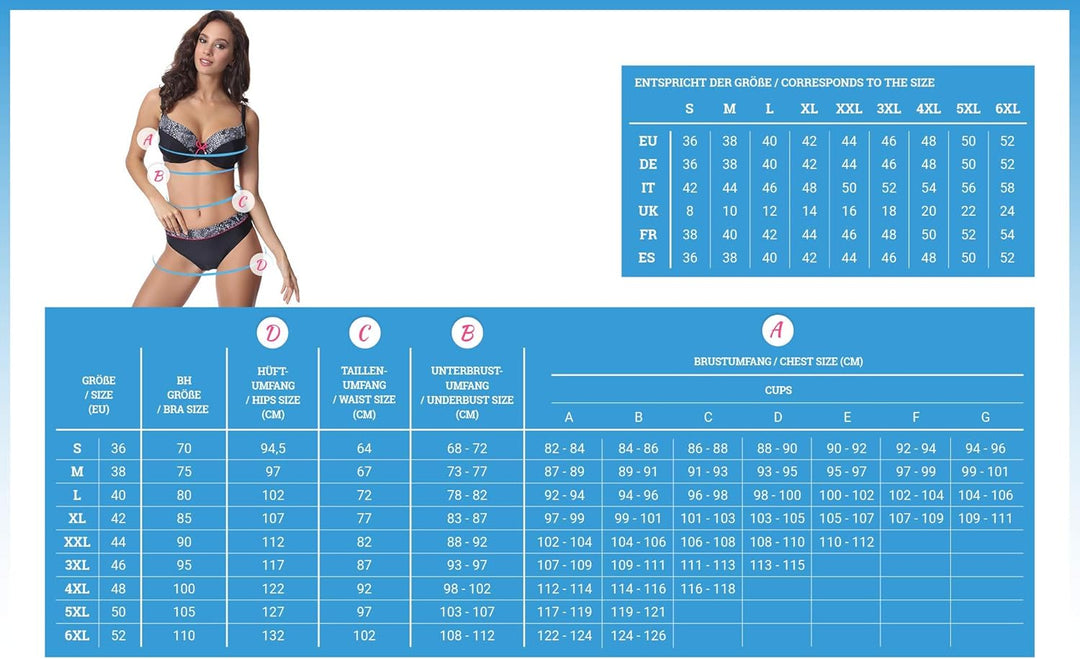 Merry Style Damen Bikini Set P61830 110C Schwarz, 110C Schwarz