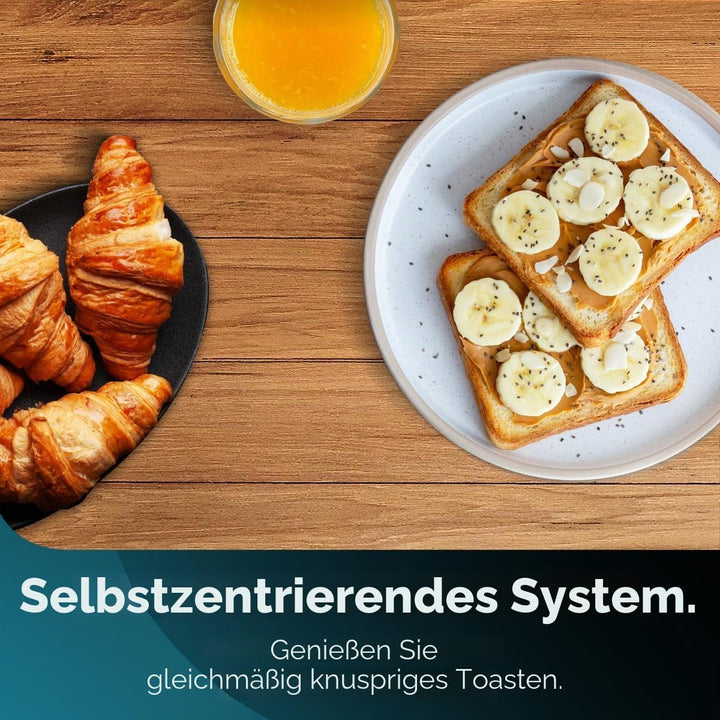 Cecotec Vertikaler Toaster Toastin' time 1500 Red Lite, 1500W Leistung, Kapazität für 4 Toasts, Dopp