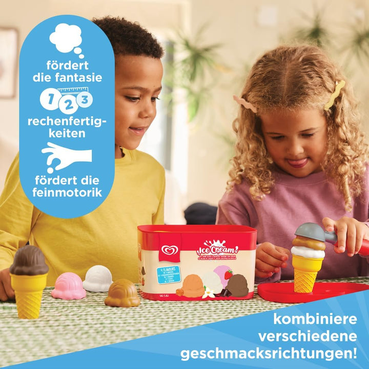 Authentisches Langnese Eisportionierer-Spielset von Casdon | Portionierer- und Servierspielzeug für