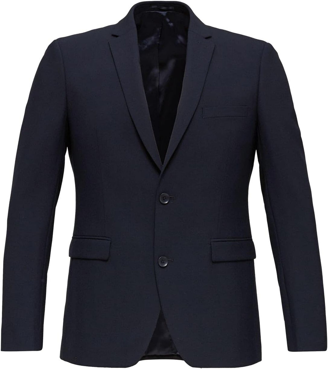 ESPRIT Collection Herren Anzugjacke 990eo2g302 90 Dark Blue, 90 Dark Blue
