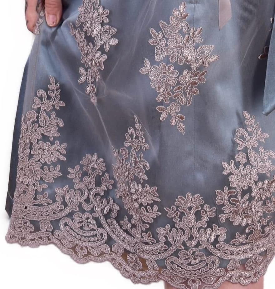 Alte Liebe Trachtenkleid 2tlg. Damen Dirndl Kleid mit Spitzenschürze Gr. 34,36,38,40,42,44,46 34 Pet