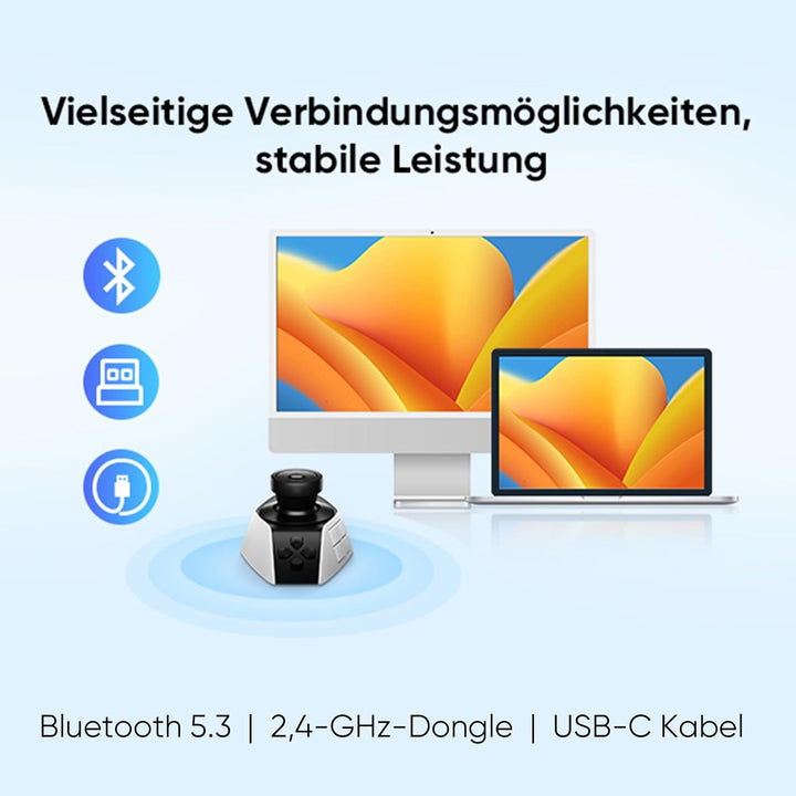 XPPen Pilot Pro Kreativ-Konsole, Pro Bluetooth-Controller für Grafikdesign, Video- und Fotobearbeitu