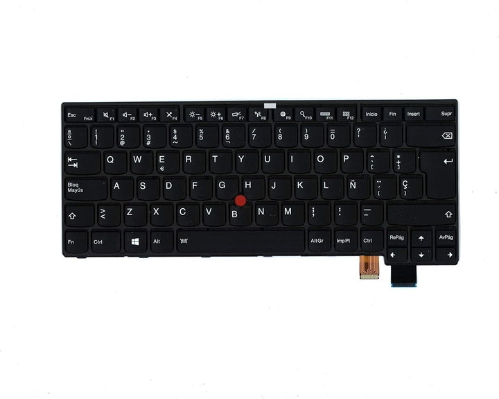 TellusRem ersatztastatur Spanisch Hintergrundbeleuchtung für Lenovo Thinkpad T460s T470s Backlit Spa