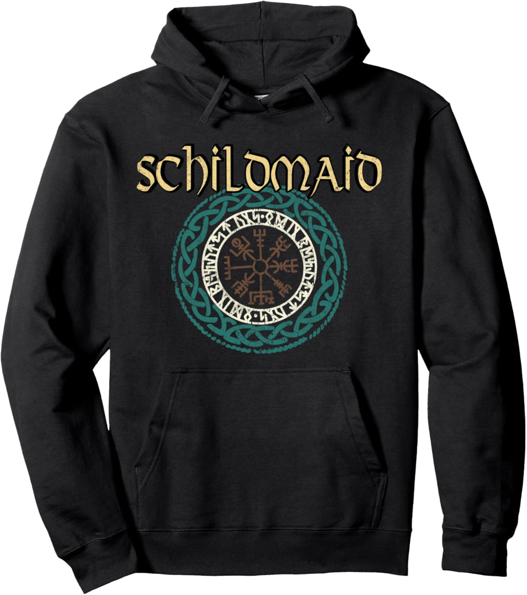 Schildmaid Runen Vikings Lagertha Wikinger Pullover Hoodie
