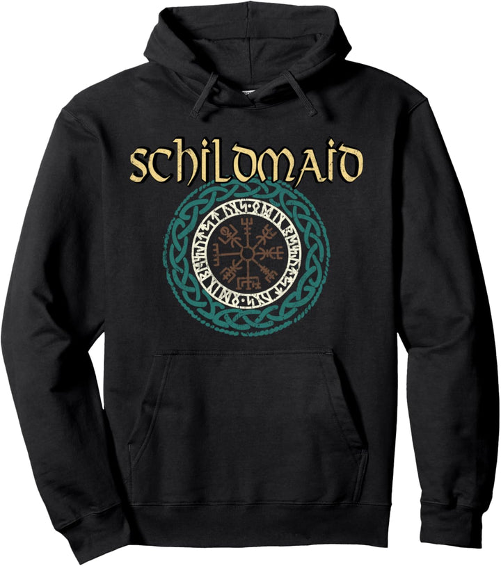 Schildmaid Runen Vikings Lagertha Wikinger Pullover Hoodie